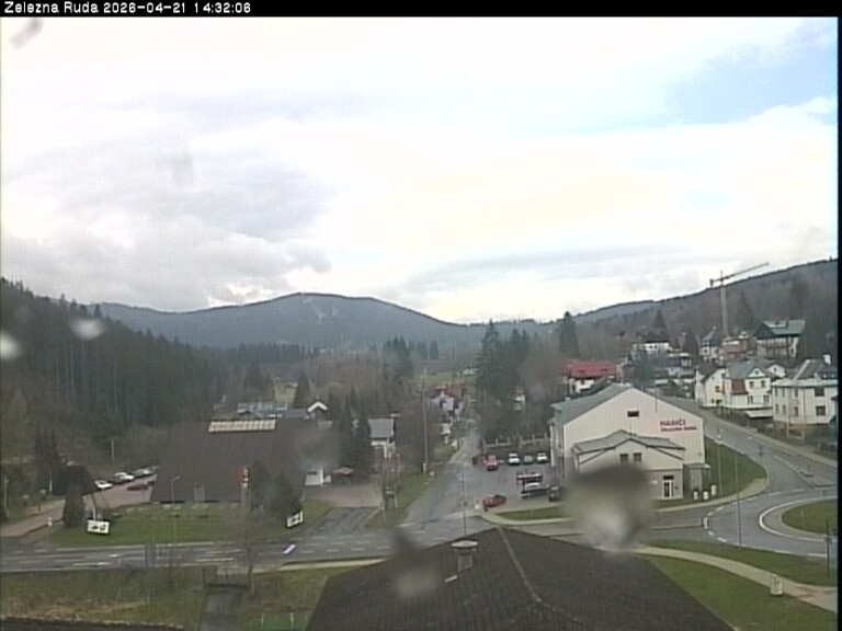 Archiv Foto Webcam Zelezna Ruda: Im Ort