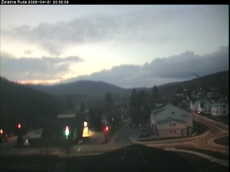 Archiv Foto Webcam Zelezna Ruda: Im Ort