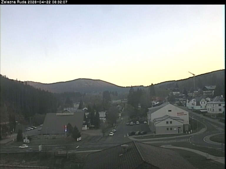Archiv Foto Webcam Zelezna Ruda: Im Ort