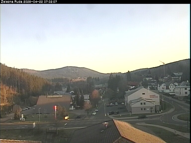Archiv Foto Webcam Zelezna Ruda: Im Ort