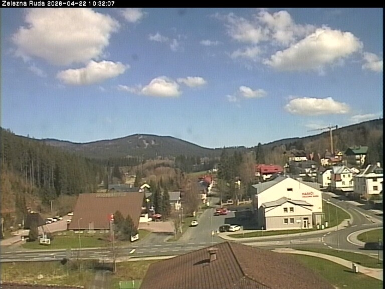 Archiv Foto Webcam Zelezna Ruda: Im Ort