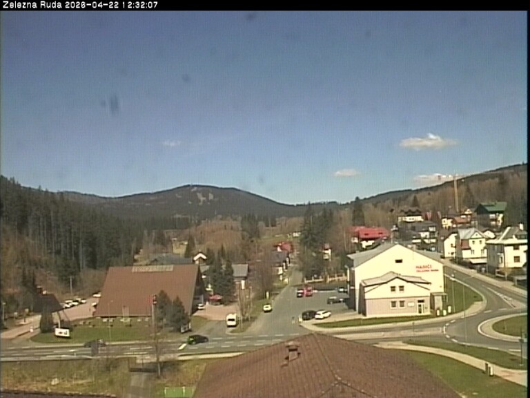 Archiv Foto Webcam Zelezna Ruda: Im Ort