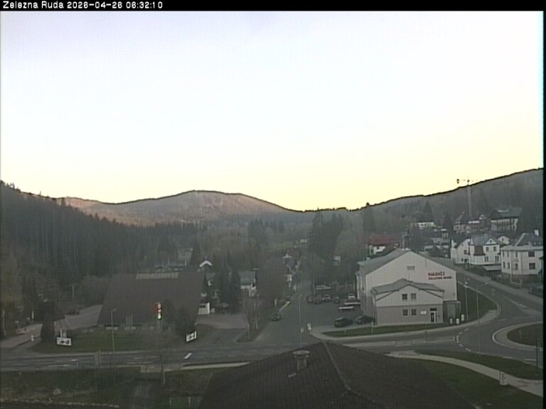 Archiv Foto Webcam Zelezna Ruda: Im Ort