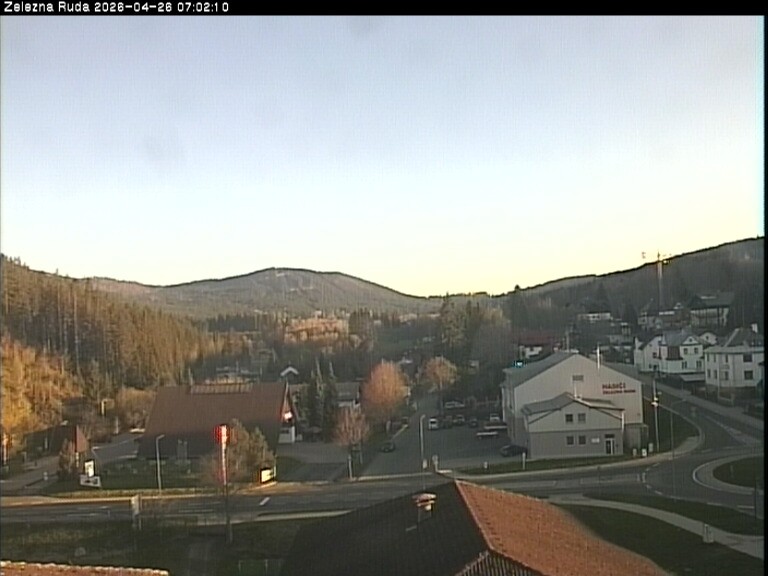Archiv Foto Webcam Zelezna Ruda: Im Ort