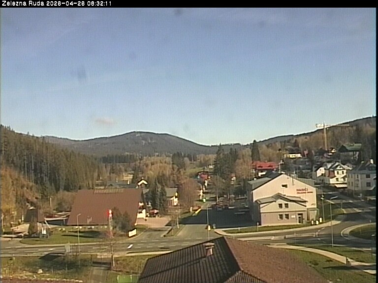 Archiv Foto Webcam Zelezna Ruda: Im Ort