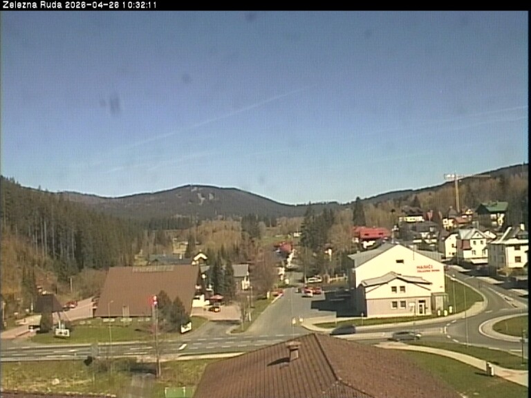 Archiv Foto Webcam Zelezna Ruda: Im Ort