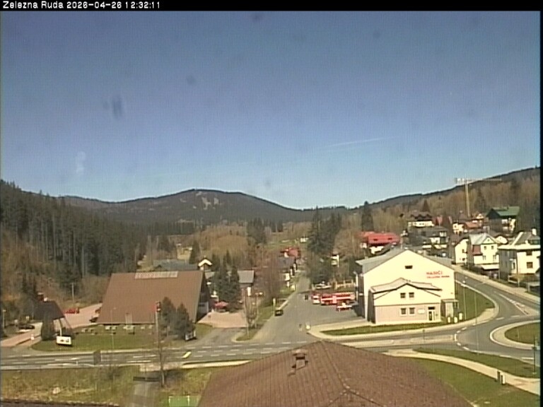 Archiv Foto Webcam Zelezna Ruda: Im Ort