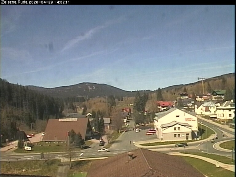 Archiv Foto Webcam Zelezna Ruda: Im Ort