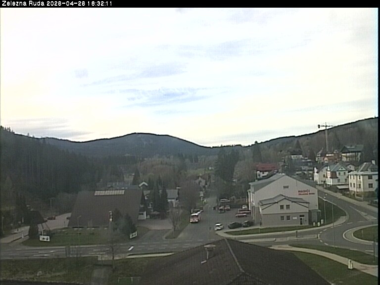 Archiv Foto Webcam Zelezna Ruda: Im Ort