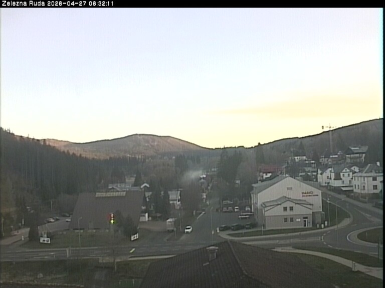 Archiv Foto Webcam Zelezna Ruda: Im Ort