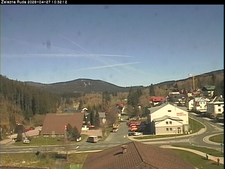 Archiv Foto Webcam Zelezna Ruda: Im Ort