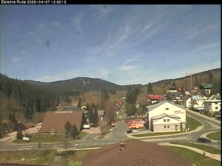 Archiv Foto Webcam Zelezna Ruda: Im Ort