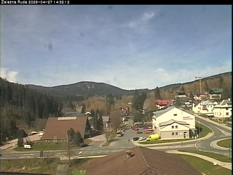 Archiv Foto Webcam Zelezna Ruda: Im Ort