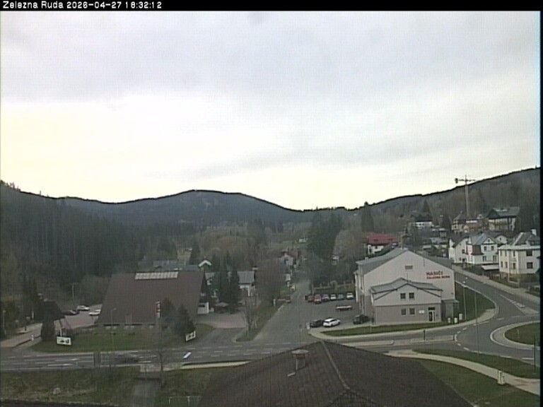 Archiv Foto Webcam Zelezna Ruda: Im Ort