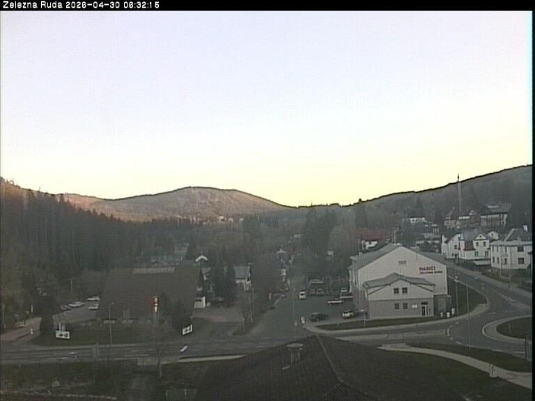 Archiv Foto Webcam Zelezna Ruda: Im Ort