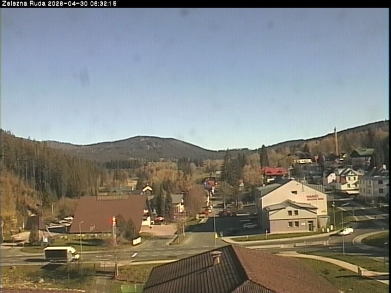 Archiv Foto Webcam Zelezna Ruda: Im Ort