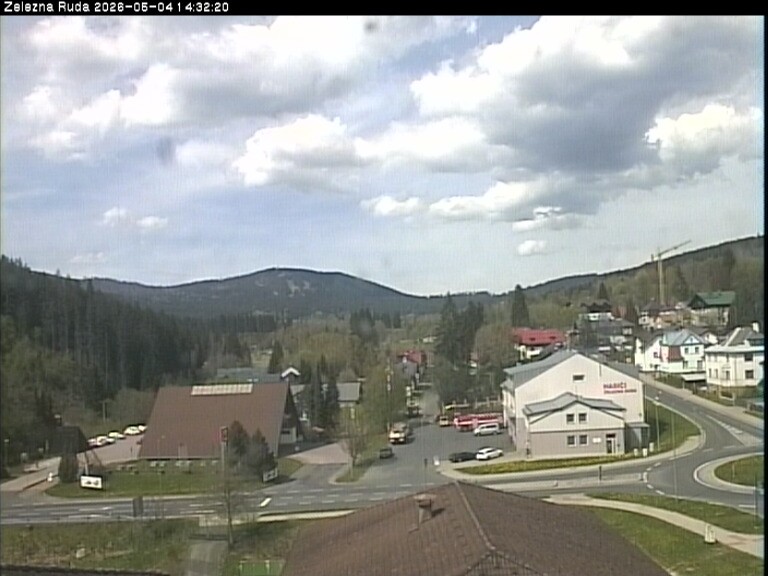 Archiv Foto Webcam Zelezna Ruda: Im Ort