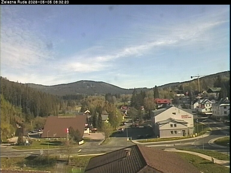 Archiv Foto Webcam Zelezna Ruda: Im Ort