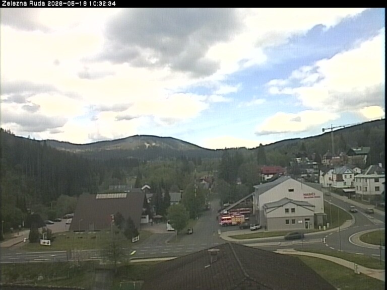 Archived image Webcam Zelezna Ruda: centre