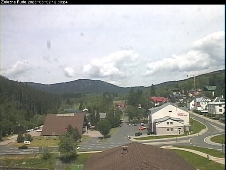 Archiv Foto Webcam Zelezna Ruda: Im Ort