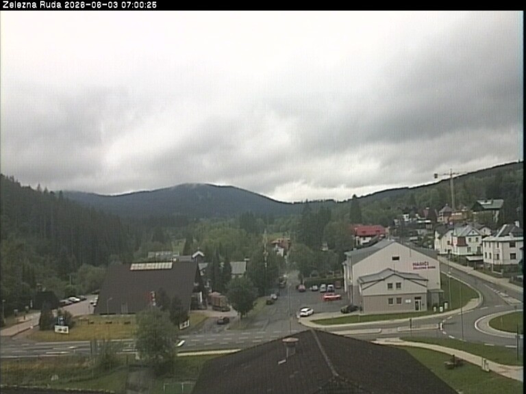 Archiv Foto Webcam Zelezna Ruda: Im Ort