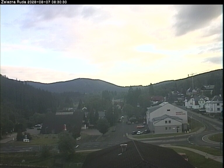 Archived image Webcam Zelezna Ruda: centre