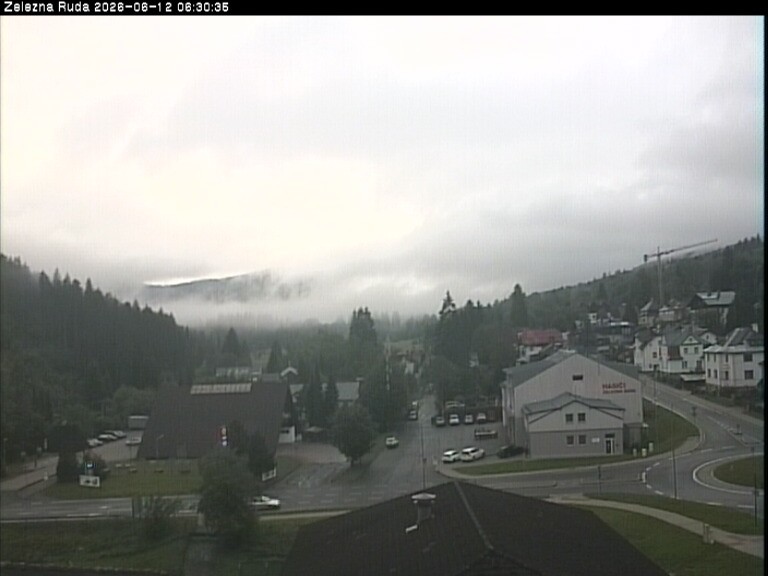 Archived image Webcam Zelezna Ruda: centre
