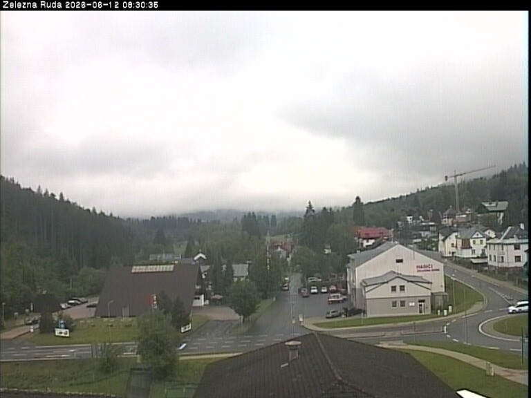 Archived image Webcam Zelezna Ruda: centre