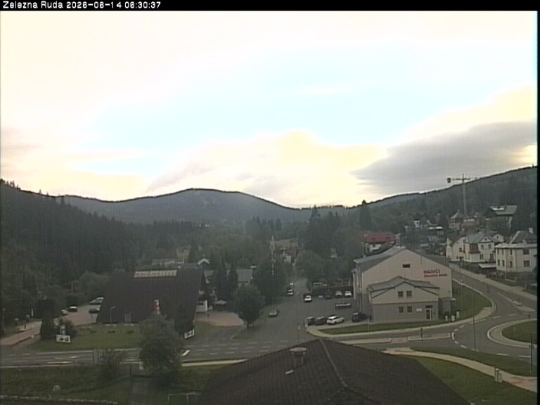 Archived image Webcam Zelezna Ruda: centre