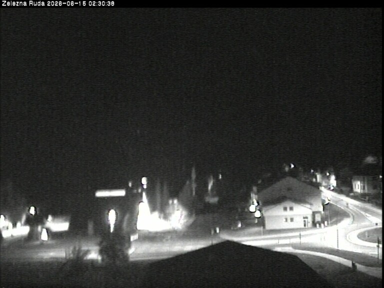 Archiv Foto Webcam Zelezna Ruda: Im Ort