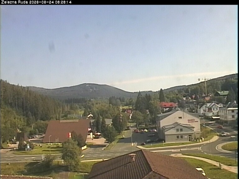 Archiv Foto Webcam Zelezna Ruda: Im Ort