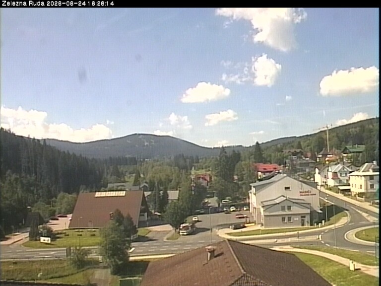 Archiv Foto Webcam Zelezna Ruda: Im Ort