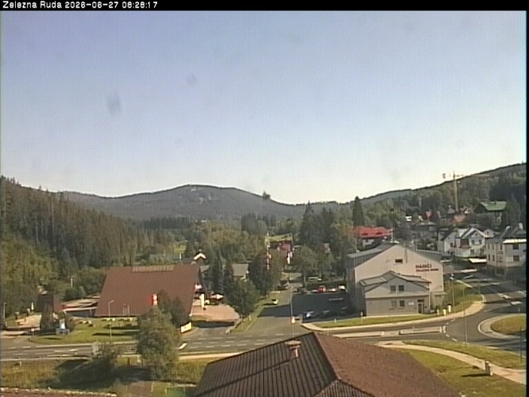 Archiv Foto Webcam Zelezna Ruda: Im Ort