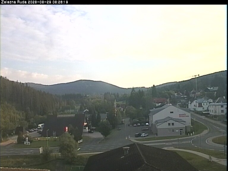 Archiv Foto Webcam Zelezna Ruda: Im Ort