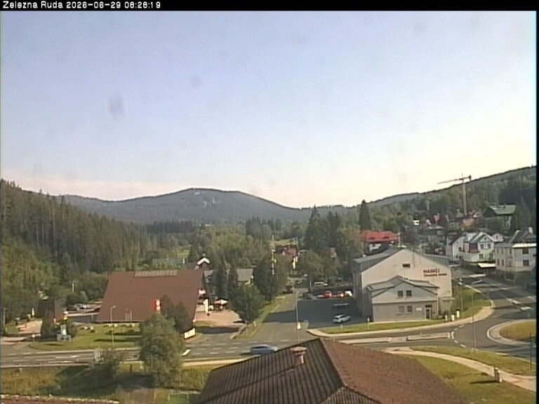 Archiv Foto Webcam Zelezna Ruda: Im Ort