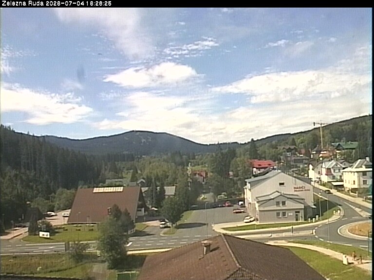 Archived image Webcam Zelezna Ruda: centre