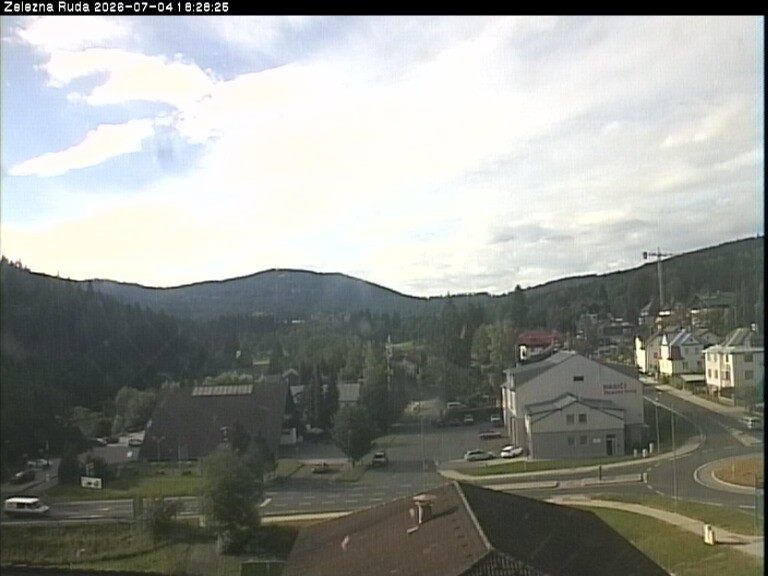 Archived image Webcam Zelezna Ruda: centre