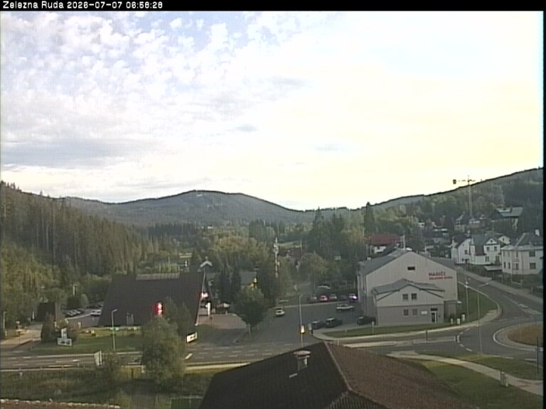 Archived image Webcam Zelezna Ruda: centre