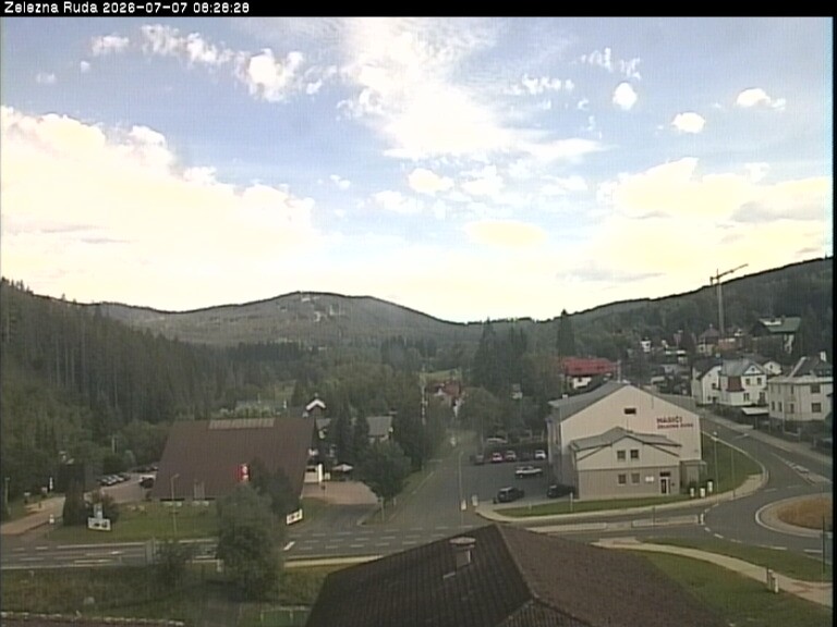 Archived image Webcam Zelezna Ruda: centre