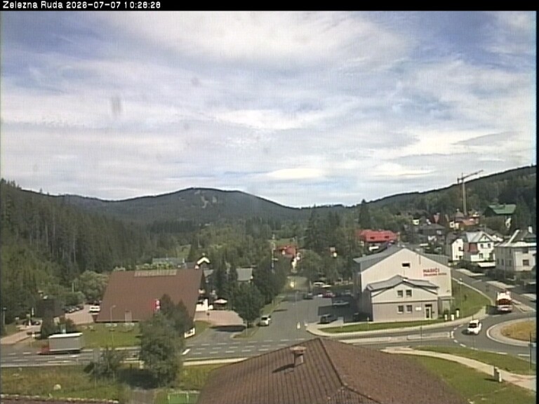 Archived image Webcam Zelezna Ruda: centre