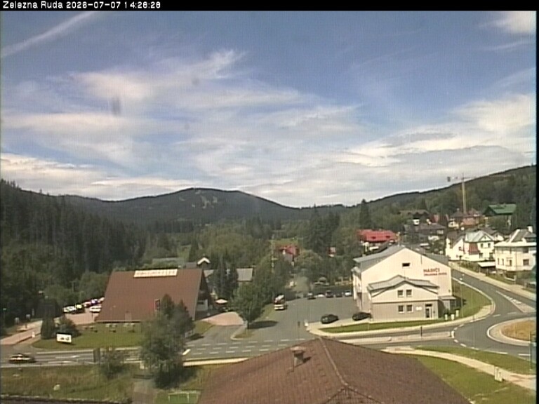 Archived image Webcam Zelezna Ruda: centre