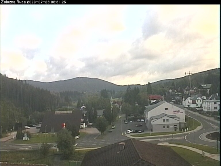 Archived image Webcam Zelezna Ruda: centre