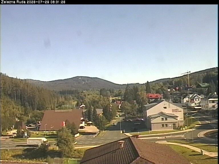 Archiv Foto Webcam Zelezna Ruda: Im Ort