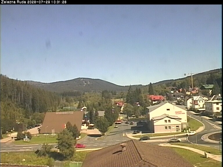 Archiv Foto Webcam Zelezna Ruda: Im Ort