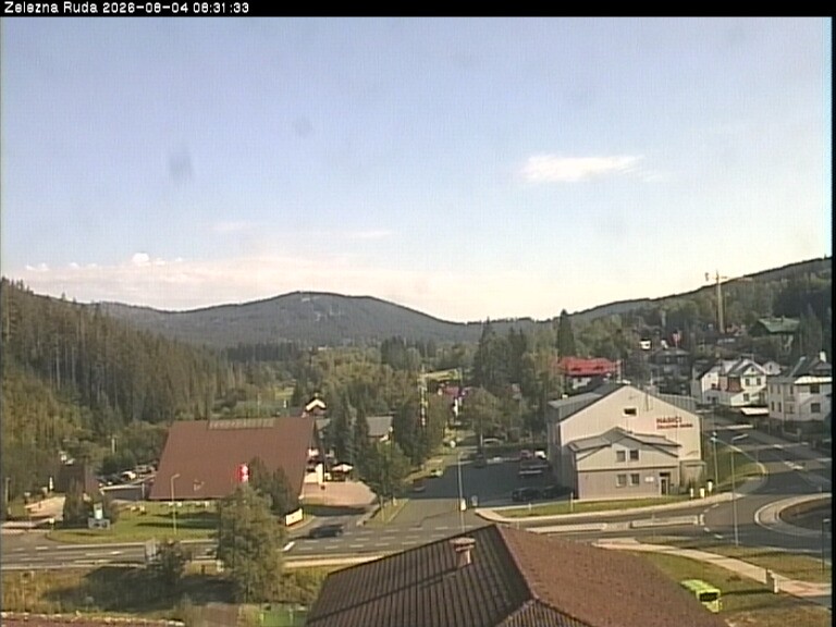 Archiv Foto Webcam Zelezna Ruda: Im Ort