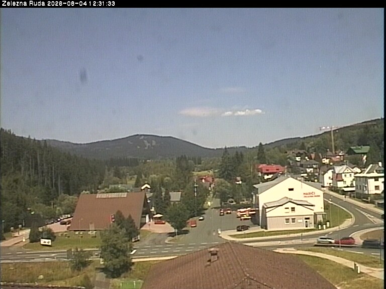 Archiv Foto Webcam Zelezna Ruda: Im Ort