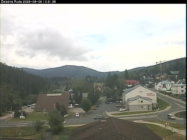 Archived image Webcam Zelezna Ruda: centre