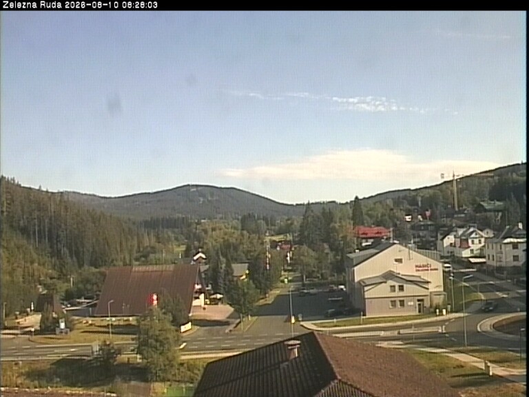 Archiv Foto Webcam Zelezna Ruda: Im Ort