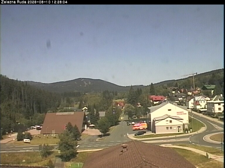 Archiv Foto Webcam Zelezna Ruda: Im Ort