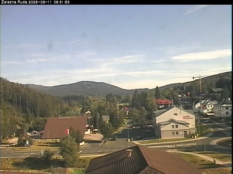 Archiv Foto Webcam Zelezna Ruda: Im Ort